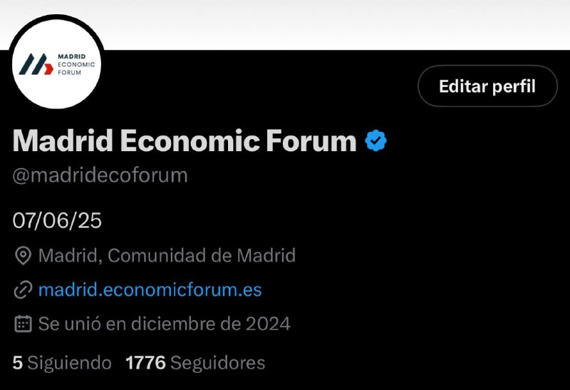 Perfil de X del Madrid Economic …