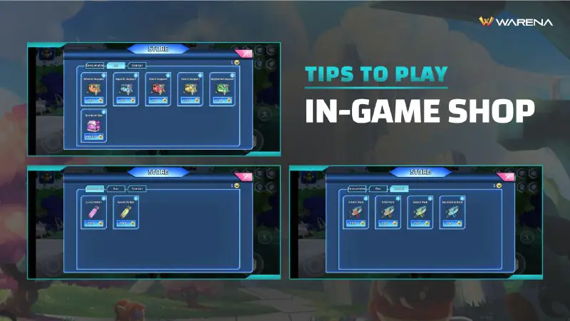 ***✅*** In-game Shop? Seems familiar, but …