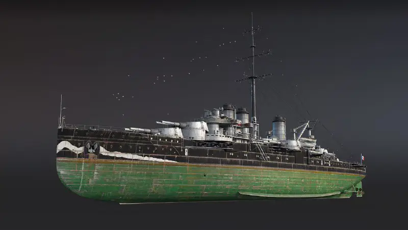 Premium Battleships Courbet and Leonardo da …