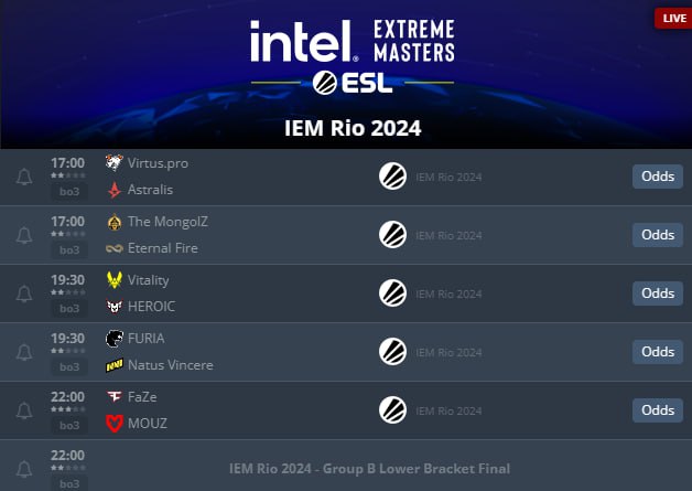 *****🔥***** **IEM RIO*******🔥***** **НА 2 КАНАЛАХ …