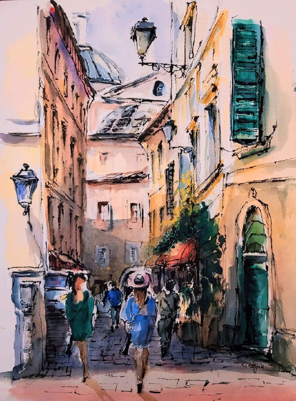 Watercolour/ Watercolor/Acquerello/ Акварель