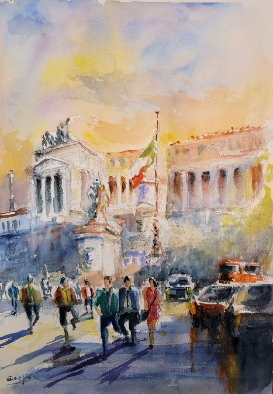 Watercolour/ Watercolor/Acquerello/ Акварель