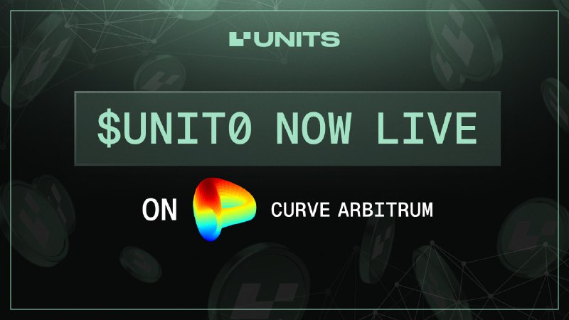 ***?*** **$UNIT0 now available on** [**Curve …