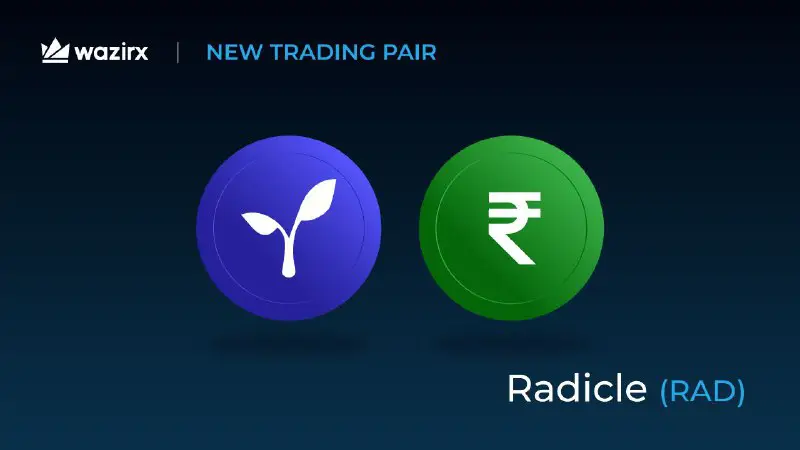 ***⚡️*** RAD/INR trading is live on …