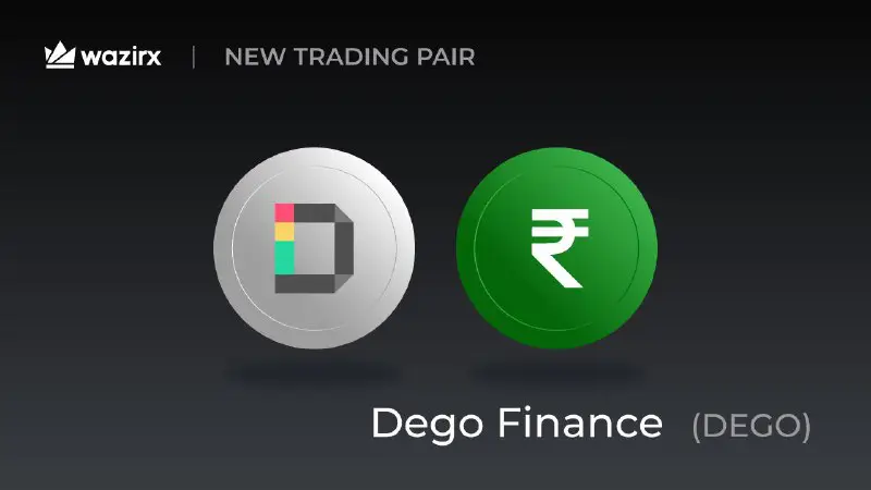 ***⚡️*** DEGO/INR trading is live on …