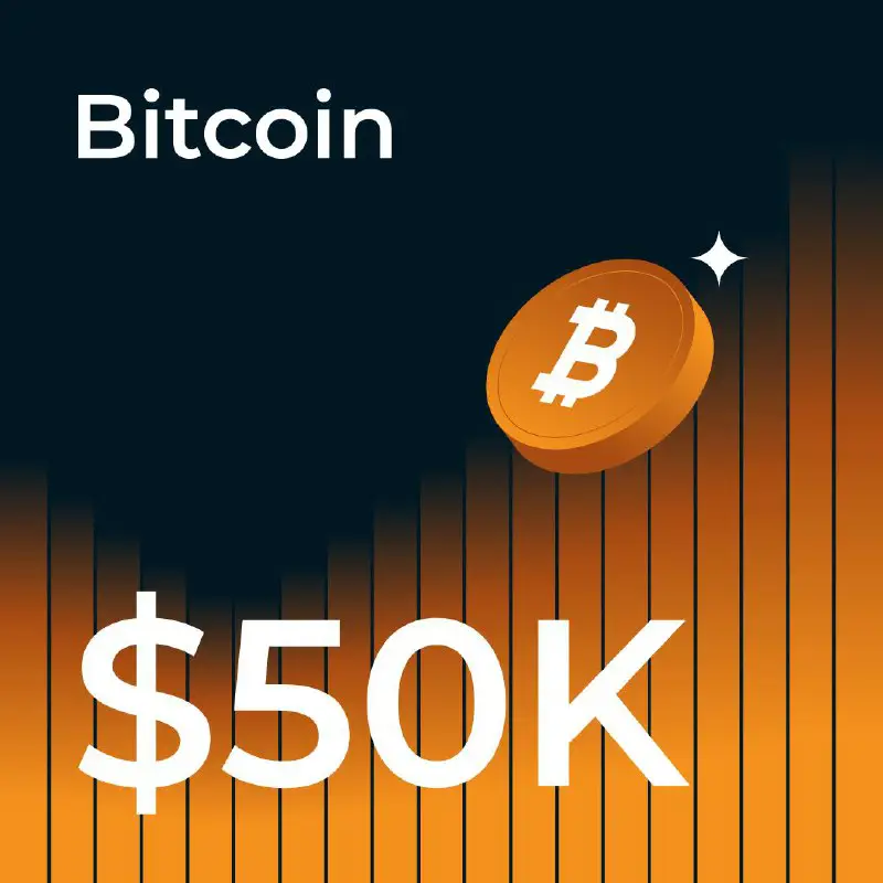 1 Bitcoin = $50,000 ***🚀***