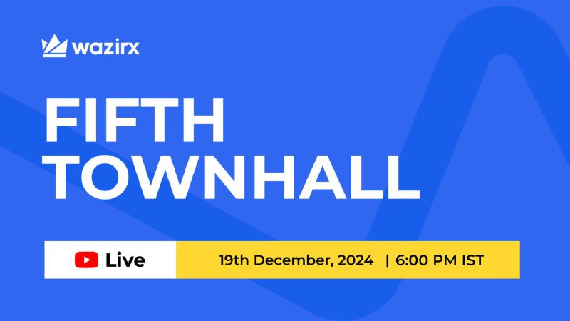 ***📢*** Fifth Townhall Announcement