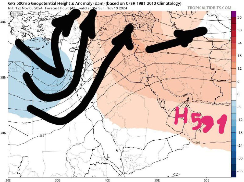 روز دوشنبه نفوذ یک سیگنال بارشزا …