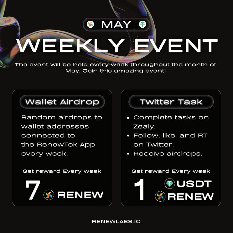 ***♻️*****RENEW MAY WEEKLY EVENT*****✨***