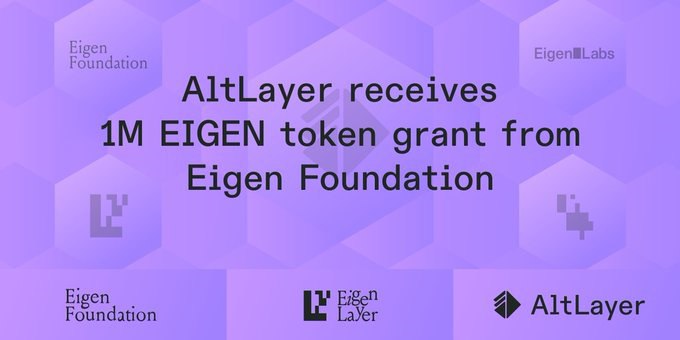 AltLayer распределяет 1M токенов EIGEN среди …