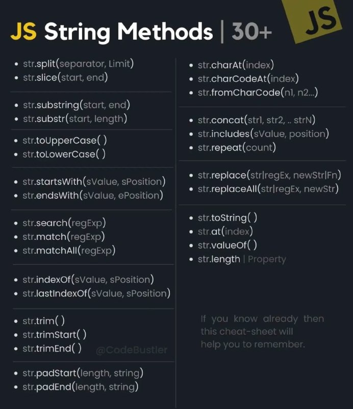 Js string methods