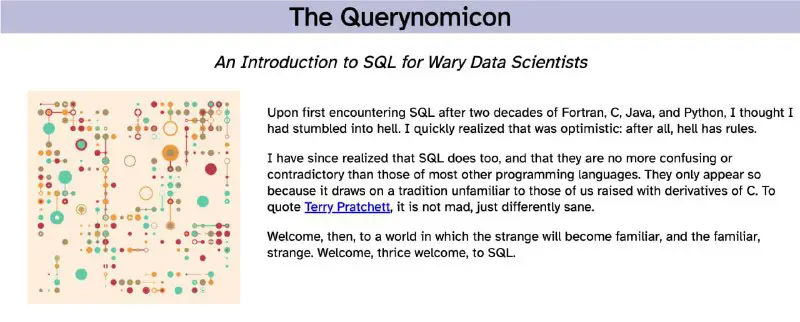[​​](https://telegra.ph/file/60b283f86617d12037c15.jpg)Цікавий SQL tutorial для data scientists. Крок за кроком від `SELECT 1` до віконних функцій, роботи з ORM і Jupyter …