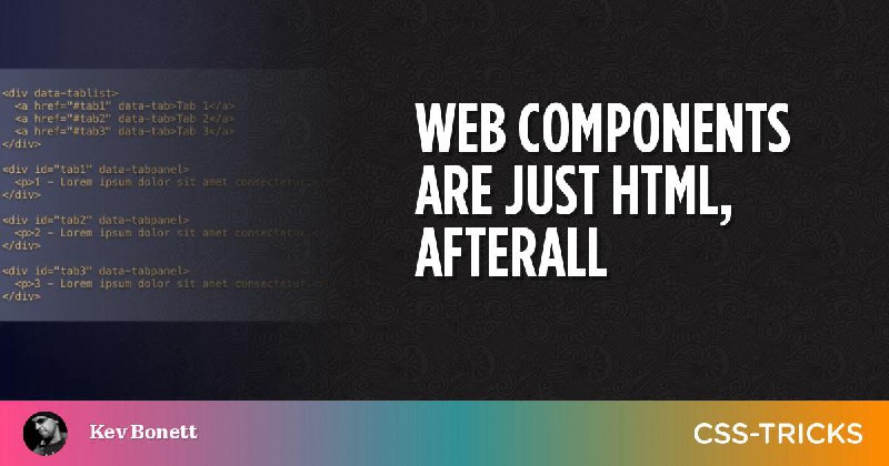 ***⌨️******⌨️*** **HTML Web Components Make Progressive …