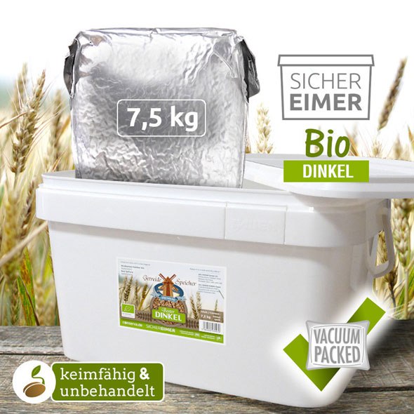 **7,5 kg Bio Dinkel - keimfähig …