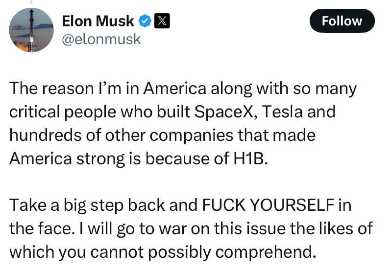 NEW - Elon Musk tells opponents …