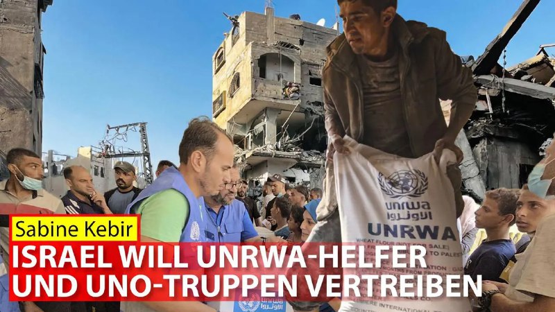 [**#Israel**](?q=%23Israel) **will UNRWA Helfer und UNO-Truppen …