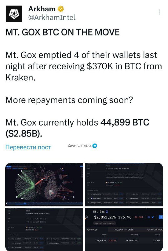 ***💰*****Mt. Gox опустошила 4 своих кошелька …