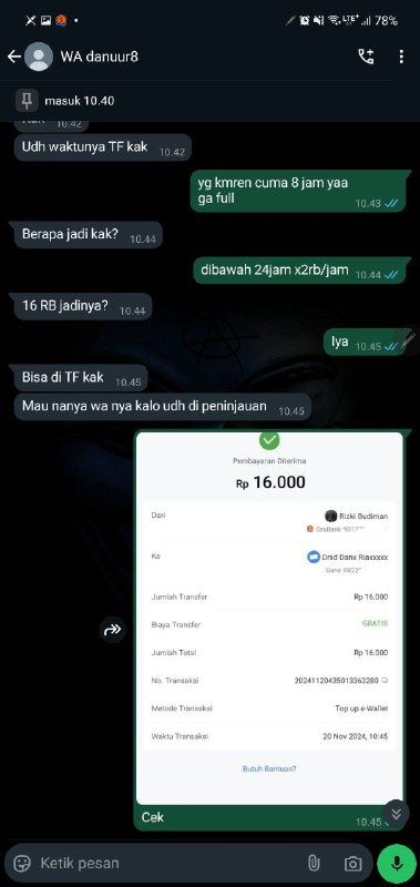 Freelance Whatsapp by Hachiko