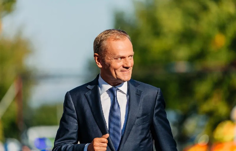 Pats! Poolse premier Donald Tusk is …