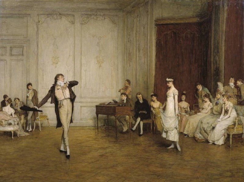 [Her first dance](https://t.me/whispershere), 1884 by William …