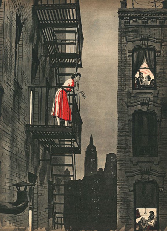 Loneliness is dangerous, Edward Vebell, 1955