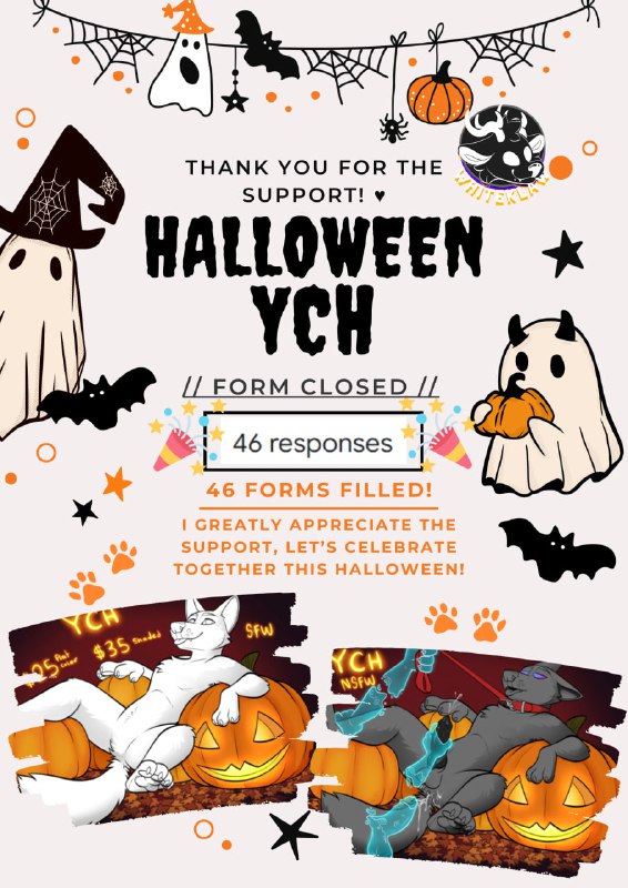 ***🎃******👻*** **Halloween YCH Form Closed!** ***👻******🎃***