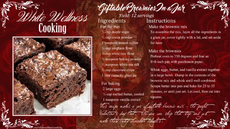 This brownie recipe is two recipes …