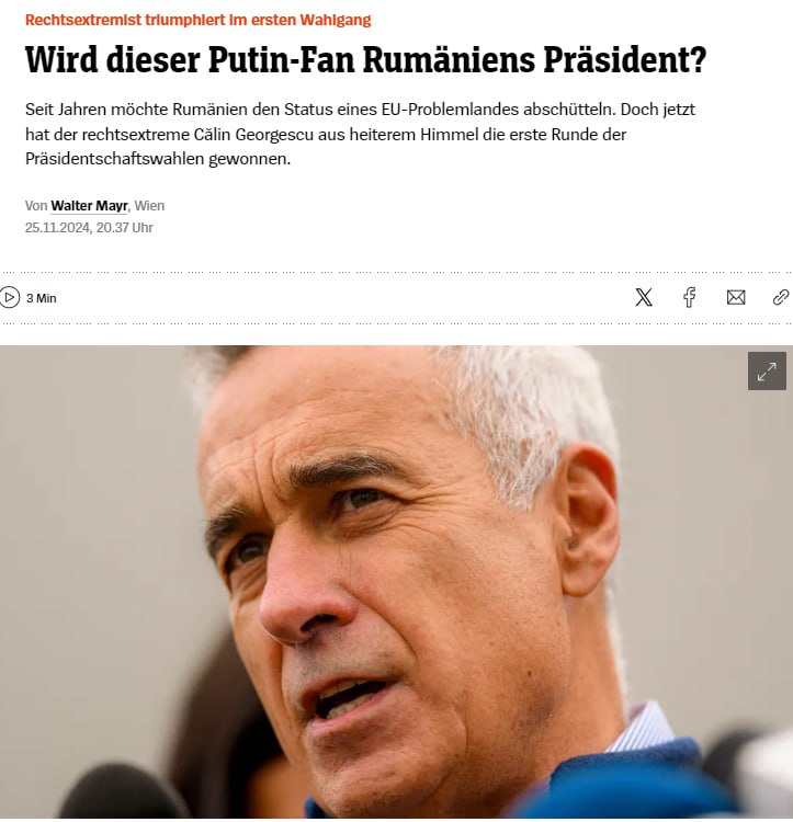 **Panik im Spiegel: Rumänien wählt Euro-Skeptiker …