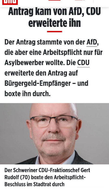**In Schwerin gilt künftig Zwangsarbeit für …