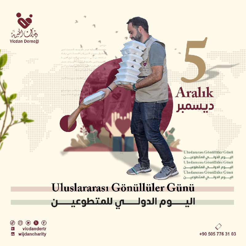 يوافق اليوم, اليوم العالمي للمتطوعين, الذي …