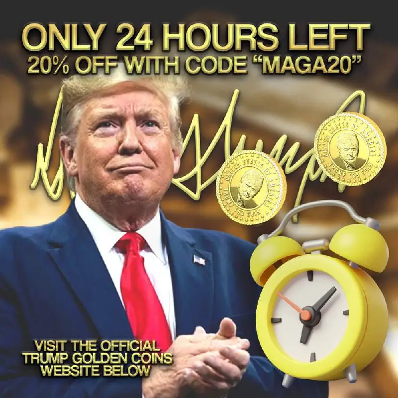 *****📈***20% DISCOUNT ON THE TRUMP GOLDEN …