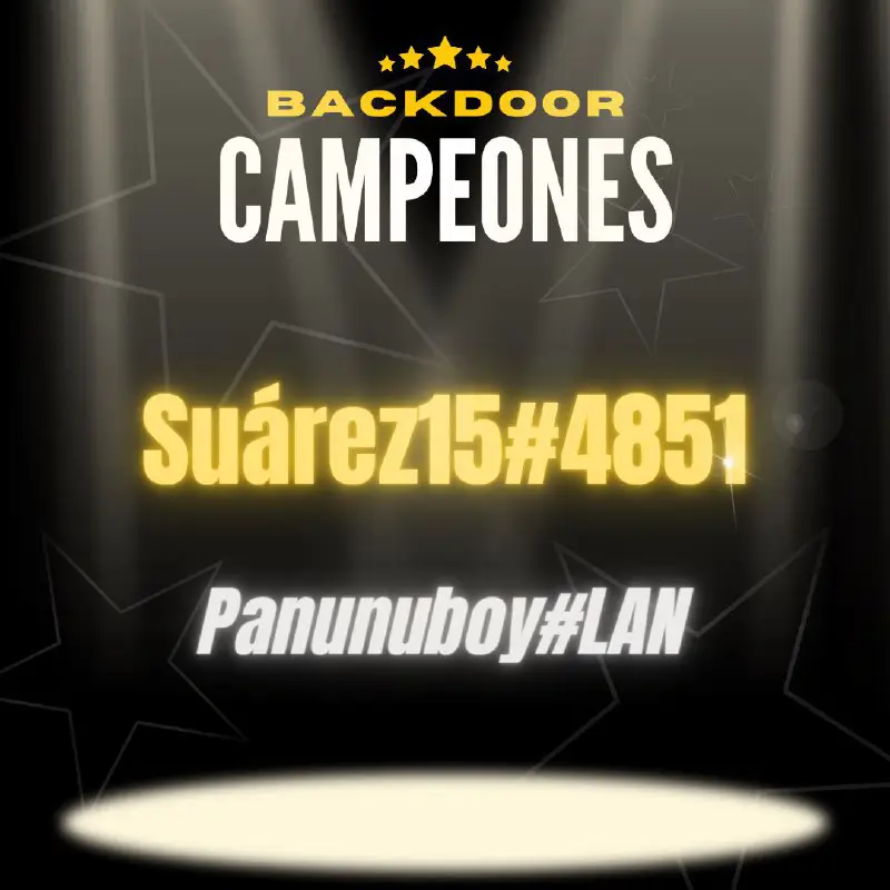 ***🔸*** **YA TENEMOS CAMPEÓN** ***🔸***