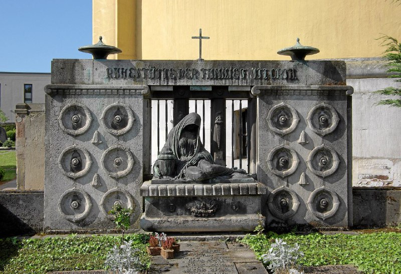 Tombstone, Trier, St. Paulina Basilica, Germany