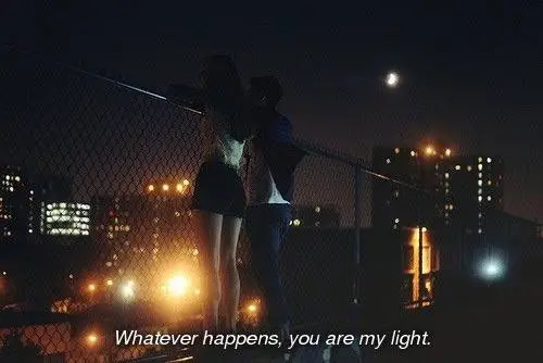 هر اتفاقی بیوفته، تو روشنایی منی.