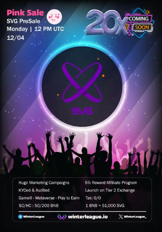 **Superverse Token** **$SVG** **Presale Live on …