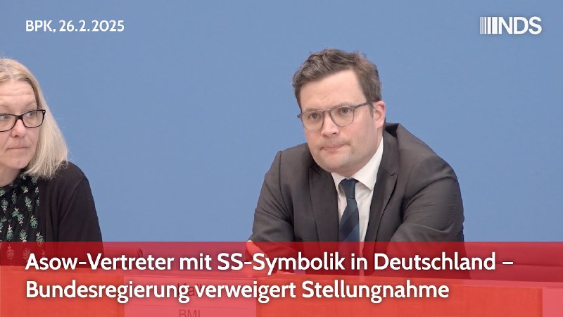 Asow-Bataillon mit verbotener SS-Symbolik in Schloss …