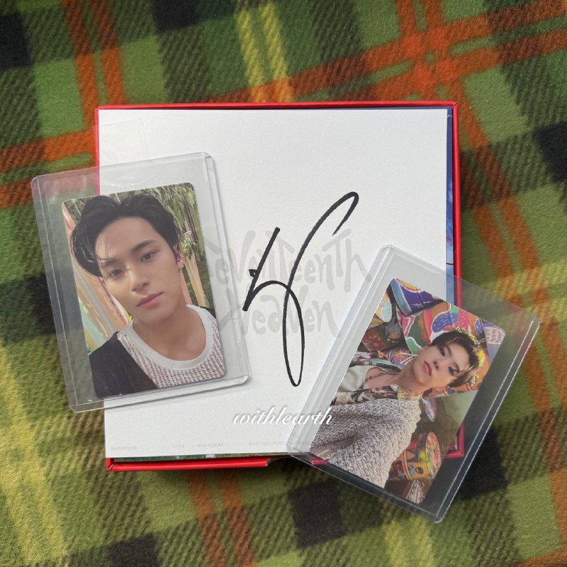 seventeenth heaven signed album (signed postcard)