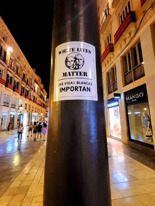 White Lives Matter Spain ??