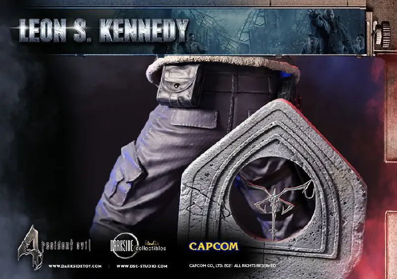 Официальная фигурка Леона С. Кеннеди из Resident Evil 4 представлена Capcom вместе с Darkside Collectibles.