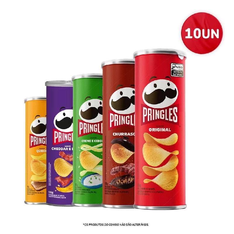 *****🔥***Combo Pringles***®*** Sabores Sortido 10 Unidades …