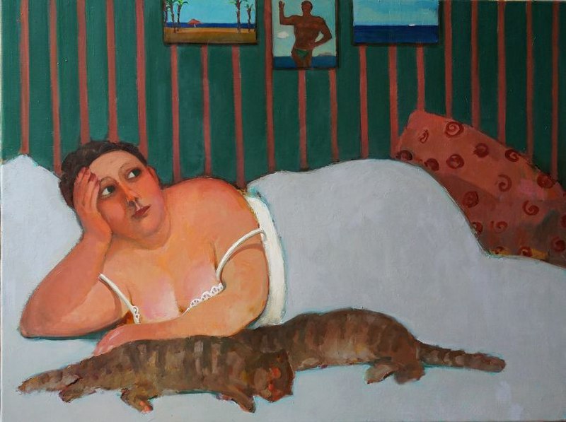 Anna Shchegoleva, *Odalisque*.