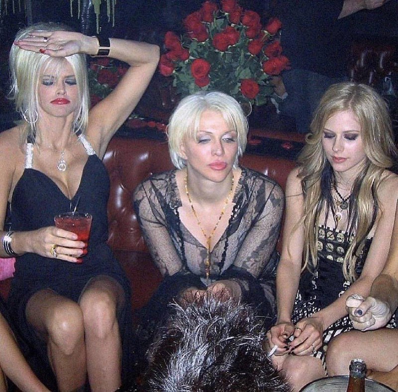 Anna Nicole Smith,Courtney Love &amp; Avril …