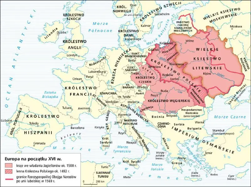 **Europe in the early 16th century: …