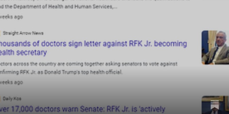 ‘17,000 doctors oppose RFK Jr.’ was …