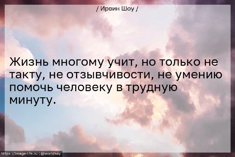 Жизнь многому учит, но только не …