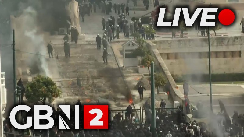 WATCH LIVE: Greek General Strike ERUPTS …