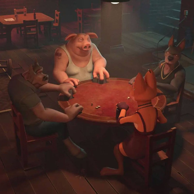 **чиллим в Liar's Bar ***🍺******🔫*****