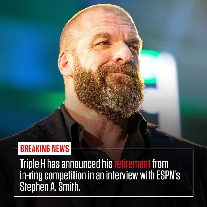 BREAKING: Paul "Triple H" Levesque announced …