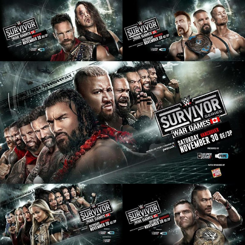 WWE Survivor Series 2024 matches