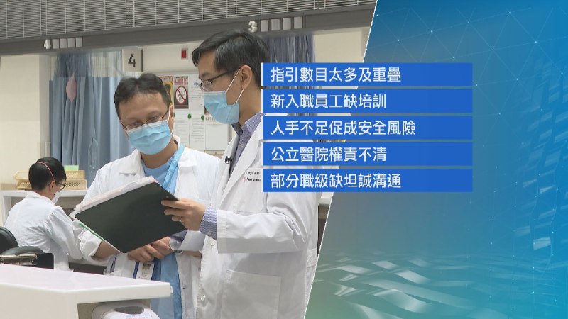 **檢討報告批醫管局權責不清 員工階級觀念發現問題不敢上報**